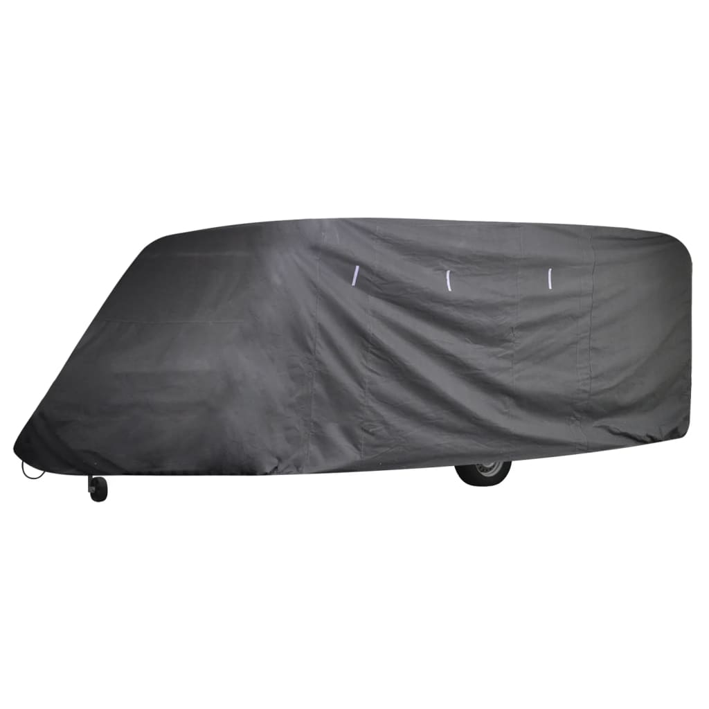 vidaXL RV Cover Caravan Top Cover Breathable Motorhome Protective Cover Gray-3